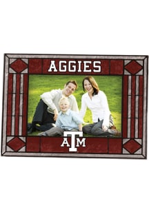 Texas A&M Aggies Art-Glass Horizontal Picture Frame - Maroon