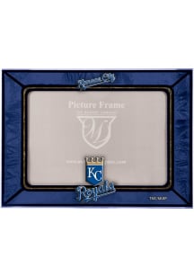 Kansas City Royals 6.5x9 inch Horizontal Art Glass Picture Frame - Blue