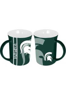 Michigan State Spartans 15oz Reflective Ceramic Mug - Green