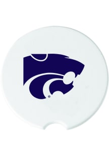 The Memory Company K-State Wildcats Ceramic 2 Pack Car Coaster - White