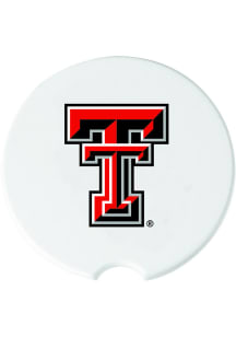 The Memory Company Texas Tech Red Raiders Ceramic 2 Pack Car Coaster - White