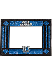Dallas Mavericks Art Glass Picture Frame - Blue