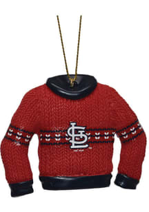 St Louis Cardinals Ugly Sweater Ornament - Red