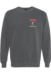 Brady Lichtenberg  Rally Cincinnati Bearcats Mens Black NIL Embroidered Long Sleeve Crew Sweatshir..