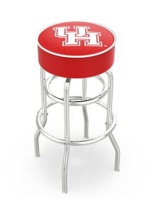 Houston Cougars Double-Ring Swivel Pub Stool - Black