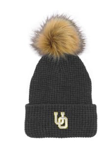 LogoFit Oregon Ducks Dark Grey Belgian Womens Knit Hat
