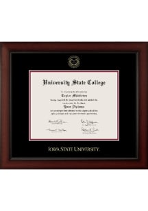 Iowa State Cyclones Embossed Lenox Diploma Frame - Brown