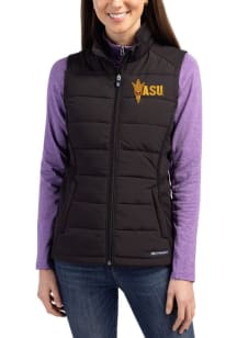 Cutter and Buck Arizona State Sun Devils Womens Black Evoke Vest