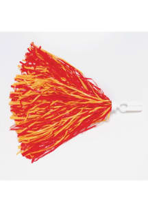 Red Yellow Red and Gold Pom Poms