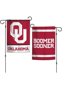 Oklahoma Sooners 12.5x18 2-Sided Garden Flag - Crimson