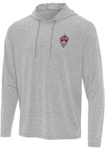 Antigua Colorado Rapids Mens Red Changeover Long Sleeve Hoodie