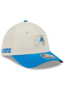 New Era Detroit Lions Mens White 2026 NFL Training Camp 39THIRTY Flex Hat