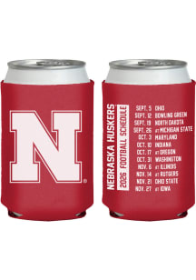 Nebraska Cornhuskers 2026 Football Schedule Coolie - Scarlet Red