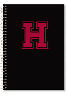 Harvard Crimson H Logo 3 Sub Foil Notebook - Black