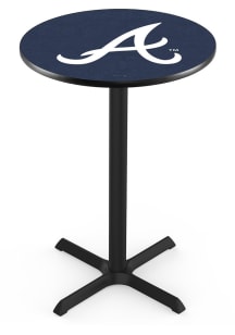 Atlanta Braves Cross Base Pub Table
