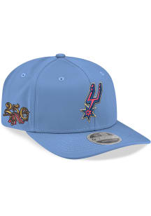 New Era San Antonio Spurs America 250 9SEVENTY Stretch Snap Adjustable Hat - Light Blue