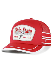 47 Ohio State Buckeyes Golden Age Foam Hitch Adjustable Hat - Red
