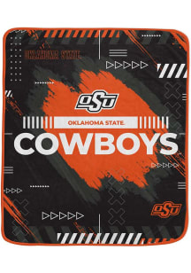 Oklahoma State Cowboys Twin XL Plush 65 x 72 Fleece Blanket - Orange