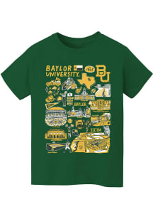 Vive La Fete Baylor Bears Youth Green Impressions Short Sleeve T-Shirt