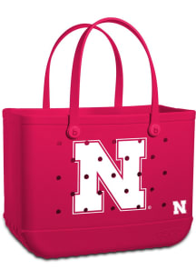 Nebraska Cornhuskers Red Large Bogg Bag Tote