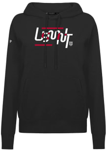 Levelwear USMNT Womens Black Adorn Abstract Hooded Sweatshirt