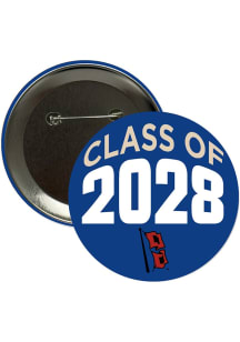 Tulsa Golden Hurricane 3" Class of 2028 Button - Navy Blue