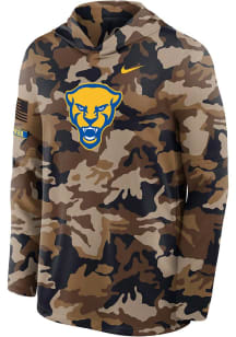 Nike Pitt Panthers Mens Green Military Appreciation Hood