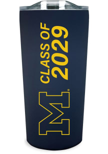Michigan Wolverines 18oz Class of 2029 Soft Touch Stainless Steel Tumbler - Navy Blue