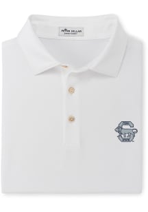 Peter Millar Penn State Nittany Lions Mens White Solid Performance Short Sleeve Fashion Polo