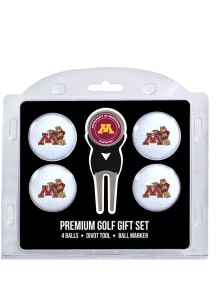 Minnesota Golden Gophers Divot Tool 4 Pack Golf Gift Set