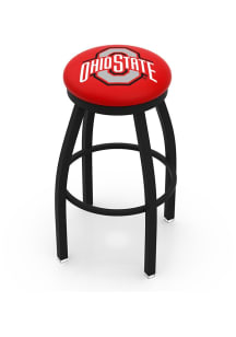 Ohio State Buckeyes Black Pub Stool - Black
