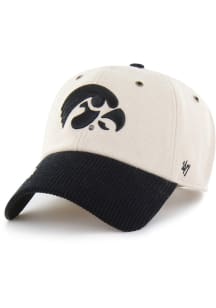 47 Iowa Hawkeyes Natural Rope script Two Tone Clean Up Womens Adjustable Hat