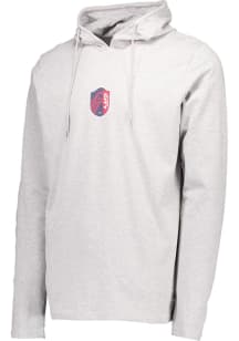 St Louis City SC Mens Grey All For Long Sleeve Hoodie