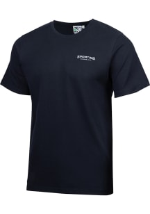 Sporting Kansas City Navy Blue Argylle Short Sleeve Fashion T Shirt