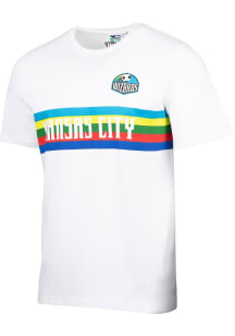 Sporting Kansas City White Wizard Stripes Short Sleeve Fashion T Shirt