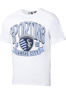 Sporting Kansas City White Vintage 90s Short Sleeve Fashion T Shirt