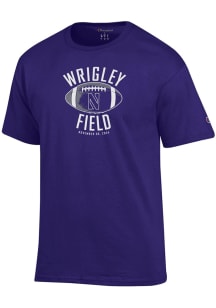 Champion Northwestern Wildcats Purple Illinois vs. Northwestern Short Sleeve T Shirt
