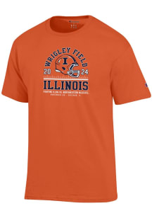 Champion Illinois Fighting Illini Orange Illinois vs. Northwestern Short Sleeve T Shirt