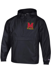 Champion Maryland Terrapins Mens Black 0 Vintage Logo Packable Light Weight Jacket