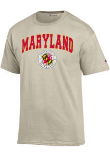 Champion Maryland Terrapins Oatmeal Arch Seal Short Sleeve T Shirt
