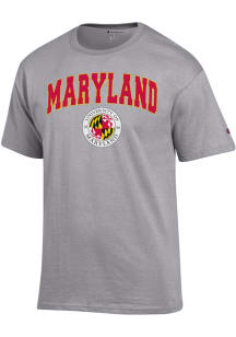 Champion Maryland Terrapins Grey Arch Seal Short Sleeve T Shirt