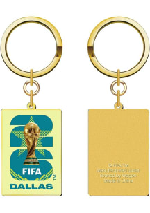 FIFA Dallas World Cup 2D Trophy Keychain - Green