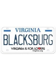 Blacksburg License Plate Stickers - Black