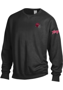 Maryland Terrapins Mens Black ComfortWash Long Sleeve Crew Sweatshirt