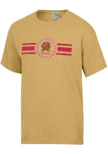 Maryland Terrapins Gold ComfortWash Arched Short Sleeve T Shirt