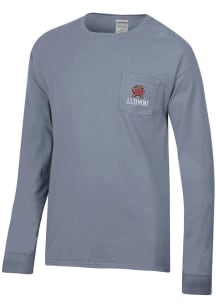 Gear For Sports Maryland Terrapins Grey ComfortWash Design Long Sleeve T Shirt
