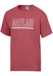 Gear For Sports Maryland Terrapins Red ComfortWash Style Short Sleeve T Shirt