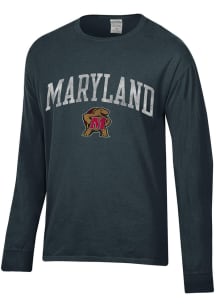 Gear For Sports Maryland Terrapins Black ComfortWash Style Long Sleeve T Shirt