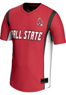 ProSphere Ball State Cardinals Mens Cardinal Rival Soccer Soccer Jersey