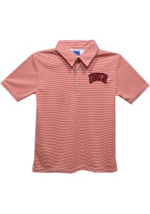 Vive La Fete UNLV Runnin Rebels Youth Red Pencil Stripe Short Sleeve Polo Shirt